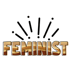 feminist afro girl png design