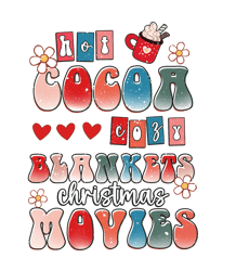 hot cocoa cozy blankets christmas movies