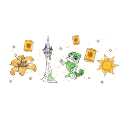 pascal tower lantern minimalist disney tangled rapunzel png