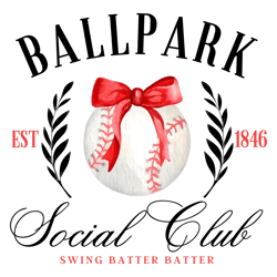 retro ballpark social club est 1846 baseball png