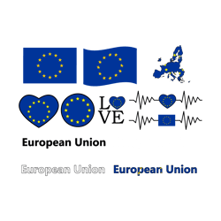 european union flag svg bundle, eu flag svg, europe flag svg, round european union flag clipart, european union name, lo