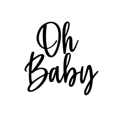 oh baby svg, cake topper svg,baby shower