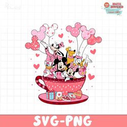 mouse and friends valentine png bundle