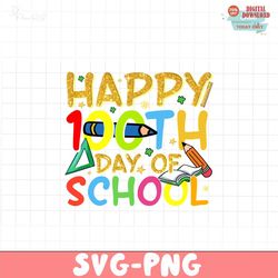 happy 100 Days Of School Png, Back To School Png