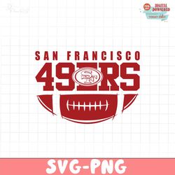 san francisco 49ers football svg download