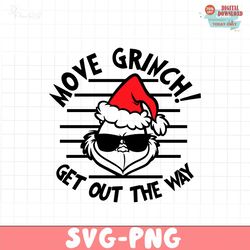 move grinch get out the way svg