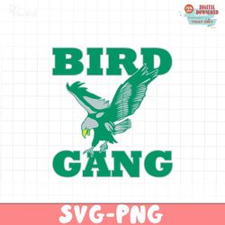 bird gang philadelphia eagles svg digital download