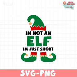 im not an elf im just short svg