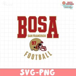 nick bosa san francisco football svg digital download