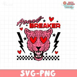 heart breaker valentines day svg