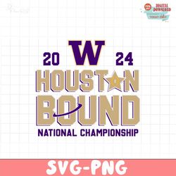 washington houston bound national championship svg