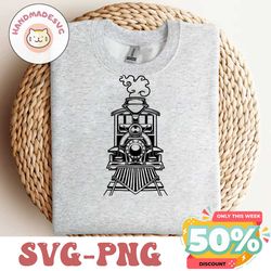 Old Train svg | Vintage Ride Clipart | Retro Transportation dxf | Ancient School Train Cutfile | Train Driver Gift Idea