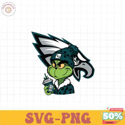 grinch philadelphia eagles svg digital download