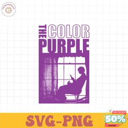 vintage the color purple 2023 svg