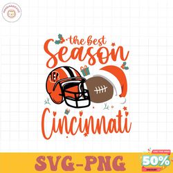 the best season cincinnati christmas svg download