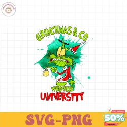 grinchmas and co whovillee university png