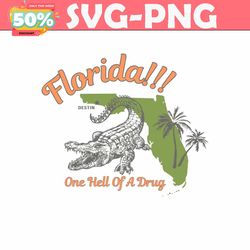 crocodile florida one hell of a drug svg