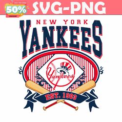 vintage new york yankees est 1903 svg