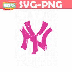 retro mlb new york yankees logo svg