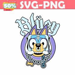 funny bluey bandit heeler cartoon svg