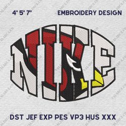 nfl arizona cardinals nfl logo embroidery design, nfl team embroidery design, nfl embroidery design, instant download