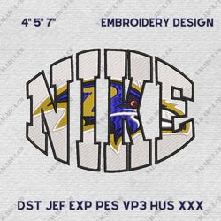 nfl baltimore ravens nfl logo embroidery design, nfl team embroidery design, nfl embroidery design, instant download
