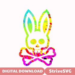 psychedelic bunny png, psychobunnies png, skull bunny easter day png, skull rabbit easter day png, skull easter day png