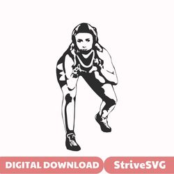 female wrestler silhouette svg png