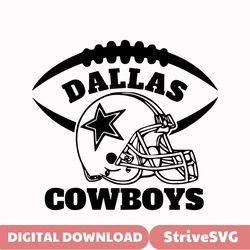 cowboys svg vector file, football team svg, cowboys star svg cut files, instant download