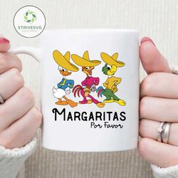 three caballeros design png file, three caballeros margaritas por favor mexico png file, donald duck, jose panchito png