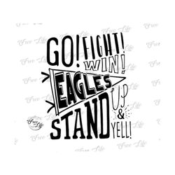 eagles png download, eagles svg digital art download, eagles mascot download, go fight win eagles, eagles school mascot