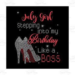 a queen was born july svg, july girls svg, july girls shirt, gift for birthday, silhouette cameo, cricut file, svg, png,