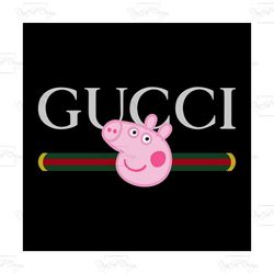 gucci peppa svg, peppa svg, gucci shirt svg, cute shirt, kids shirt, gift for friends, cricut file, silhouette cameo, sv