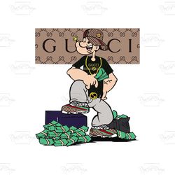 popeye gucci cool svg