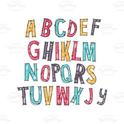alphabet svg
