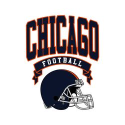 vintage chicago bears football helmet svg