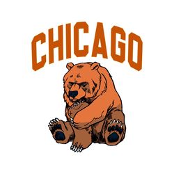 vintage chicago bear football svg digital download