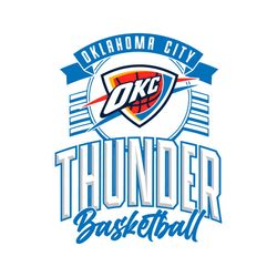 oklahoma city thunder basketball 2024 svg