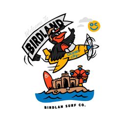 orioles welcome to birdland ocean city 2024 svg