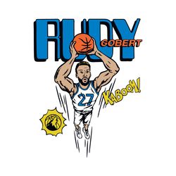 rudy gobert minnesota timberwolves basketball team svg