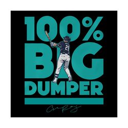 cal raleigh hundred percent big dumper seattle mariners png