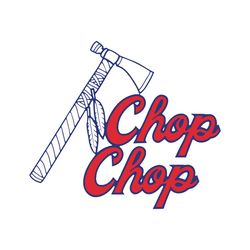 atlanta braves chop chop baseball svg