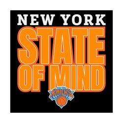 new york basketball state of mind svg