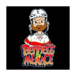 bennett the menace florida hockey nhl svg digital download