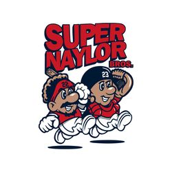 josh and bo naylor super naylor bros cleveland guardians svg