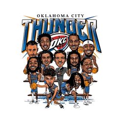 oklahoma city thunder basketball okc team png