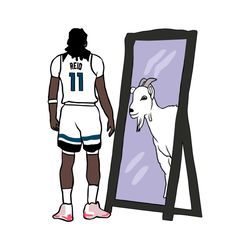 naz reid mirror goat minnesota timberwolves basketball team