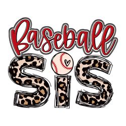 leopard baseball sister game day png digital download files