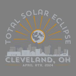 total solar eclipse 2024 cleveland viewing svg