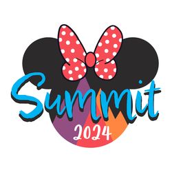 disney summit 2024 minnie head svg digital download files